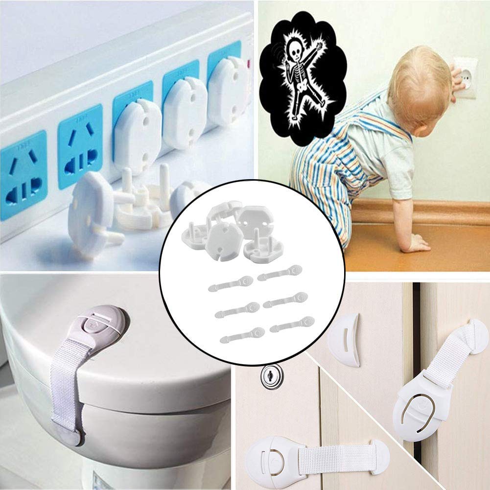 Electomania Child Proofing Combo, Baby Safety Locks &Electrical Socket –  Electo Mania