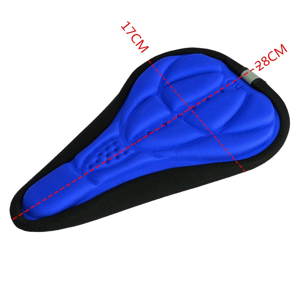 Blue bike seat online cover