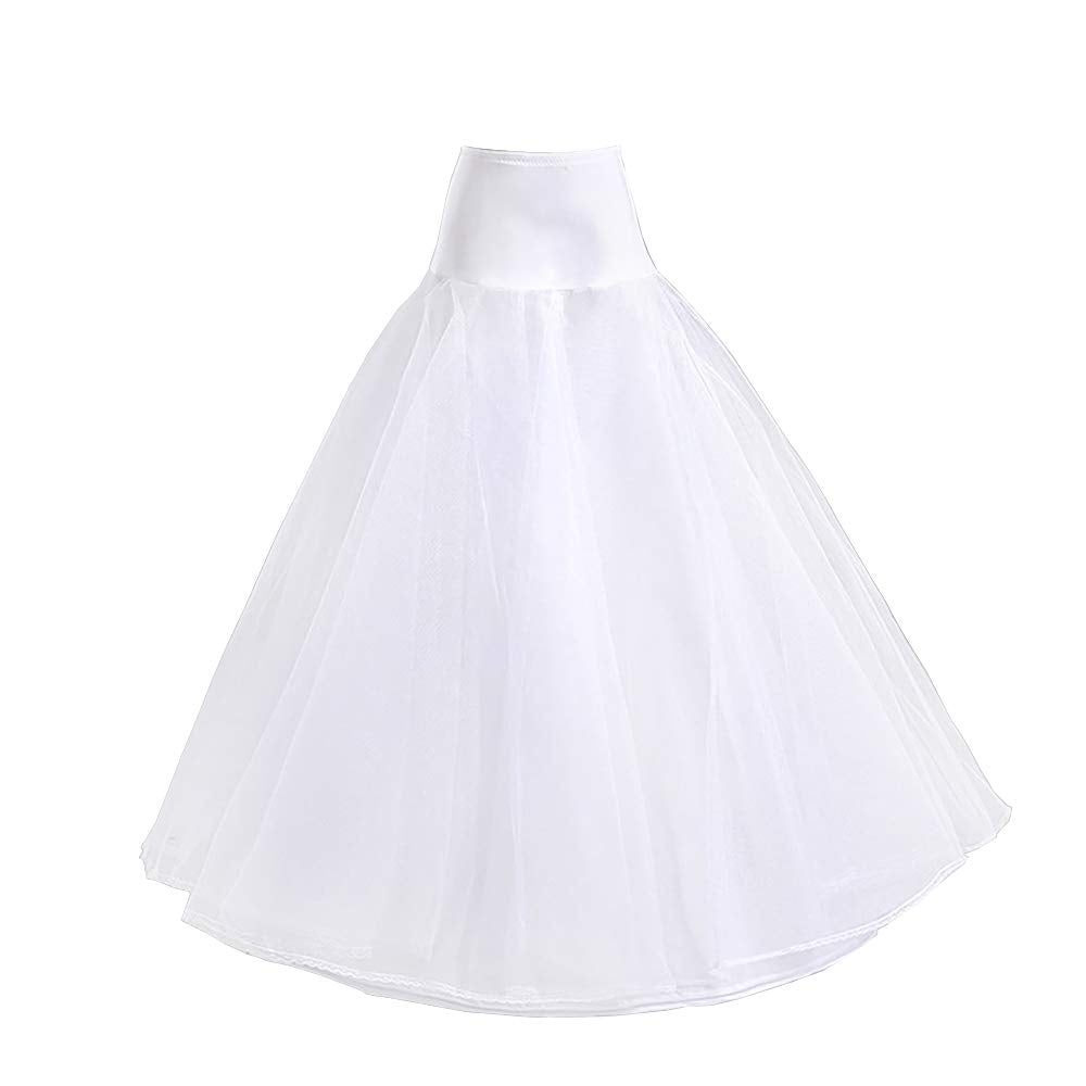 Electomania® Bridal Underskirt 2 Layer Netting Bridal Dress Gown Slip –  Electo Mania