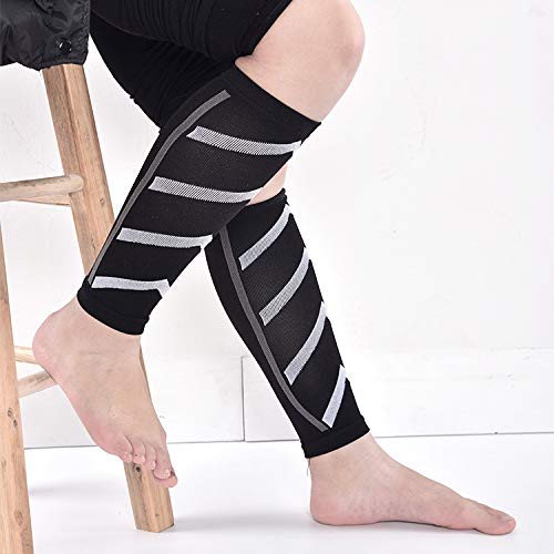 1Pair Leg Compression Sleeve,Calf Support Sleeves Legs Pain Relief