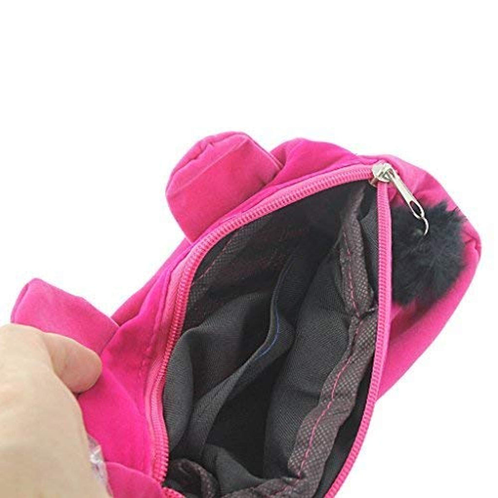  Large Makeup Bag with Handle Travel Cube Cosmetic Bags Brush  Holder Zipper Pouch Case Organizer for Women : Beauty & Personal Care