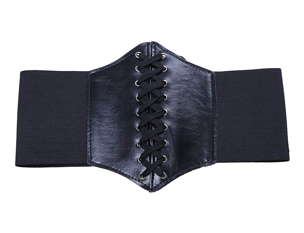 Electomania® Womens Ladies Leather Belt Girl Fashion Wide Waist